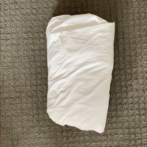 Cotton white ikea fitted sheet for a queen/full l